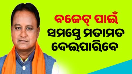 ବଜେଟ୍ ପାଇଁ ସମସ୍ତେ ଜାନୁଆରି ୩୧ ତାରିଖ ପର୍ଯ୍ୟନ୍ତ ମତାମତ ଦେଇପାରିବେ:ମୁଖ୍ୟମନ୍ତ୍ରୀ