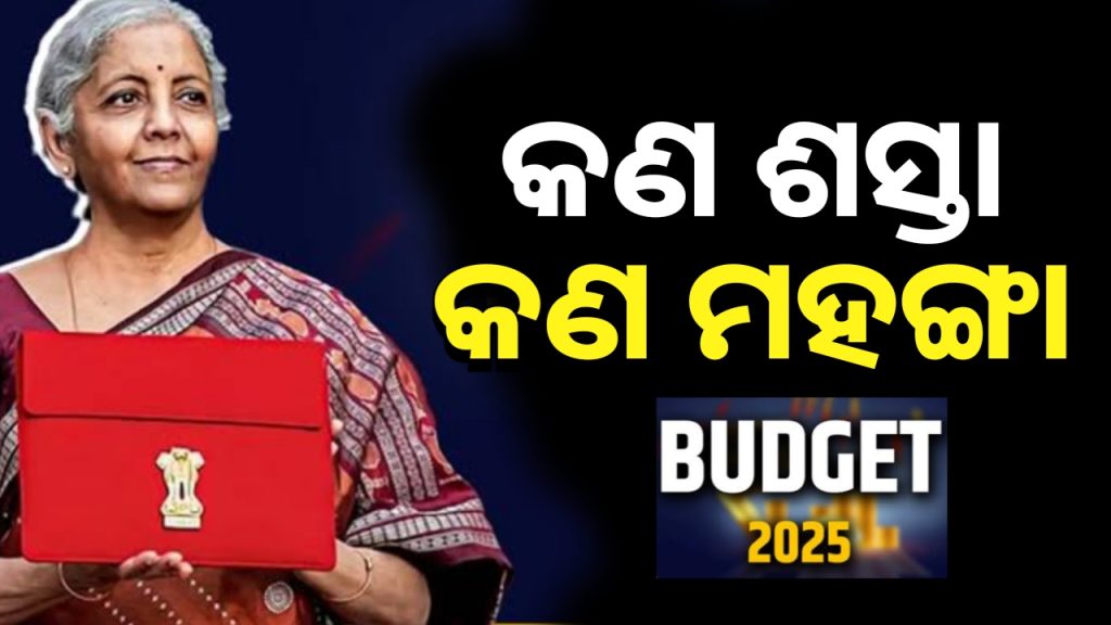 ବଜେଟ୍ ୨୦୨୫-୨୬ ରେ କ’ଣ ଶସ୍ତା ଏବଂ କ’ଣ ମହଙ୍ଗା ହେବ ।