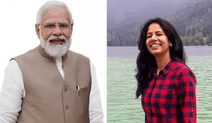 ନିଧି ତିୱାରୀ, ମୋଦୀଙ୍କ ବ୍ୟକ୍ତିଗତ ସଚିବ ଭାବେ ହେଲେ ନିଯୁକ୍ତ