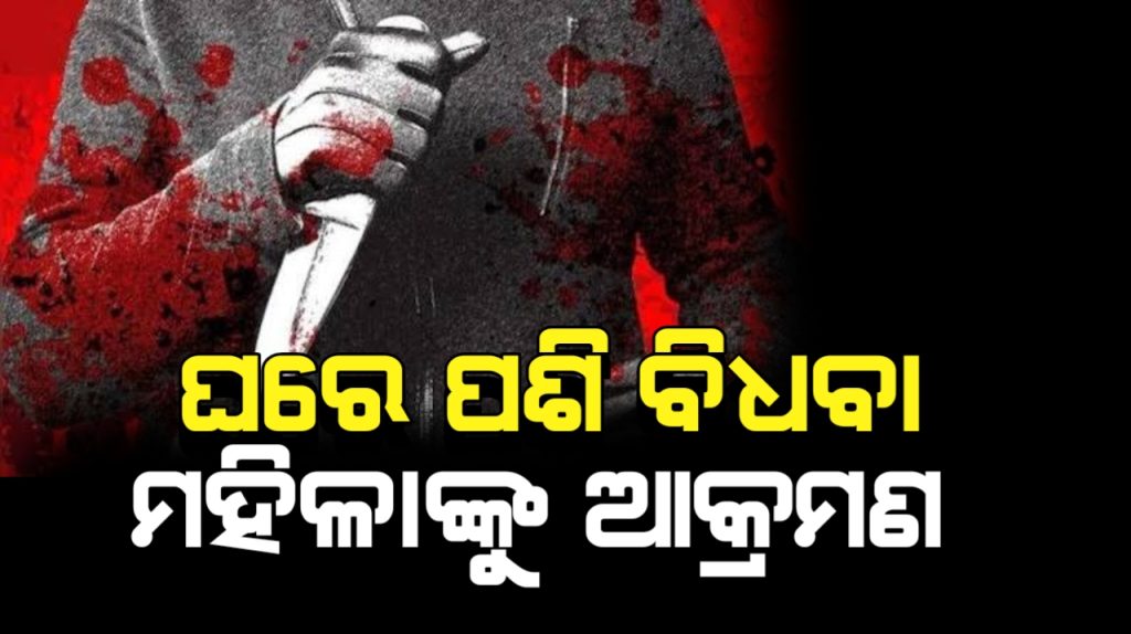 ଘରେ ପଶି ମହିଳାଙ୍କୁ ଛୁରାମାଡ଼ ।