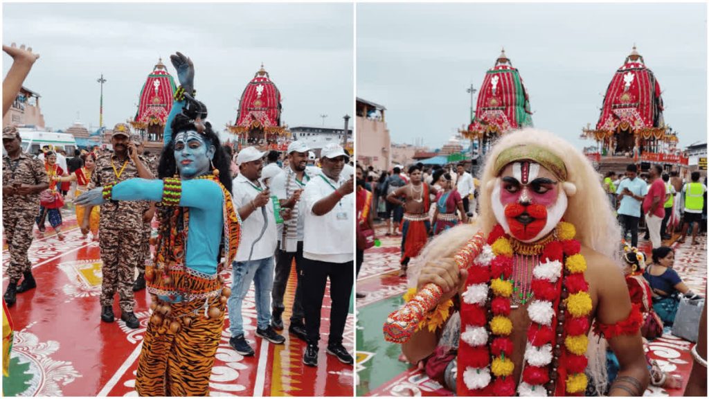 ମହାପ୍ରଭୁଙ୍କ ଦର୍ଶନ ପାଇଁ ବଡଦାଣ୍ଡରେ ହନୁମାନ, ମହାଦେବ