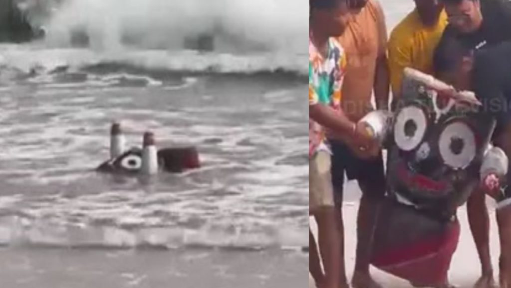 ସମୁଦ୍ରରେ ଭାସିଆସିଲେ ଶ୍ରୀଜଗନ୍ନାଥ