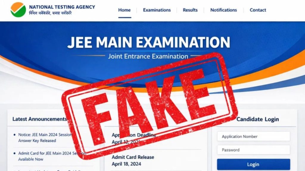JEE-2026 ନାଁରେ ନକଲି ଓ୍ୱେବସାଇଟ୍ : ରେଜଲ୍ଟ ଦେଖିବା ସମୟରେ ରୁହନ୍ତୁ ସତର୍କ