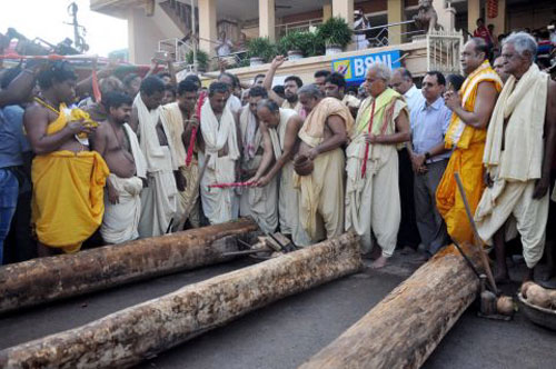 ଆଜି ପବିତ୍ର ଅକ୍ଷୟ ତୃତୀୟା । ବଡ଼ଦାଣ୍ଡରେ ଅନୁକୁଳ ହେବ ରଥ ନିର୍ମାଣ କାମ