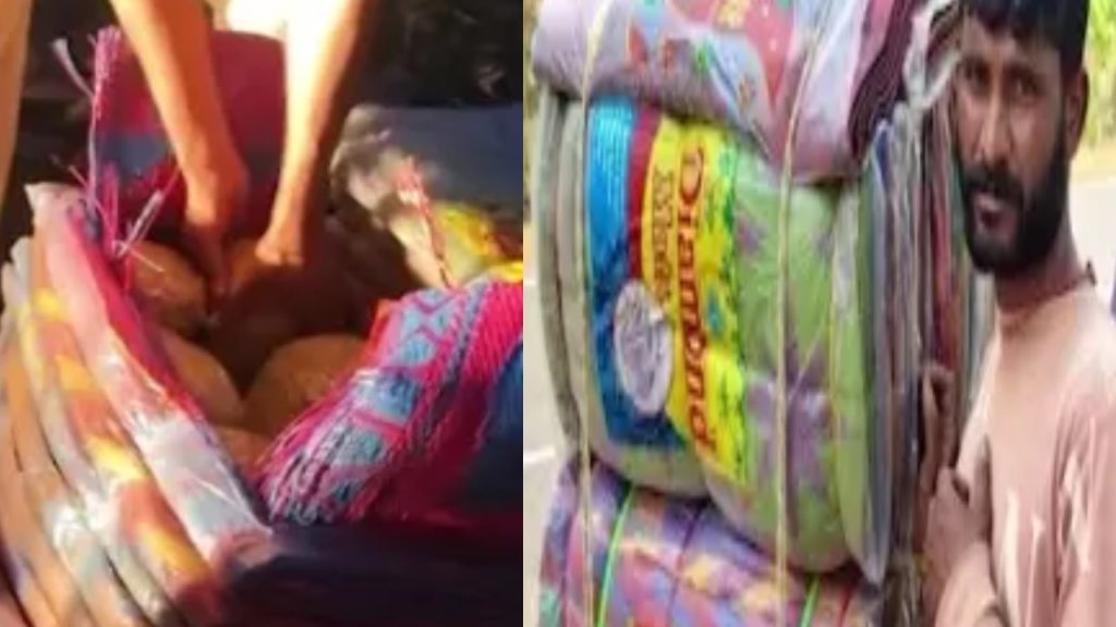 ପ୍ଲାଷ୍ଟିକ ମଶିଣାରେ ଲୁଚାଇ ଗଞ୍ଜେଇ ଚାଲାଣ
