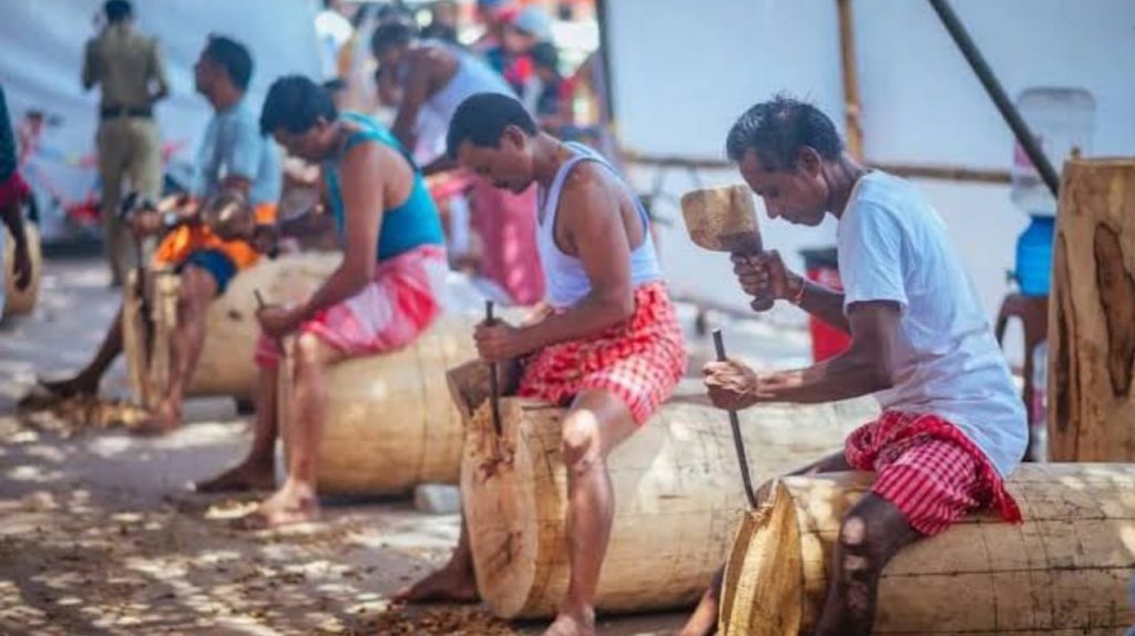 ଆଜି ରଥଖଳାରେ ତିନି ରଥର ପାଞ୍ଚ ଦଣ୍ଡା ଅନୁକୂଳ ପୂଜା ସହ ଚଉପଟ କାର୍ଯ୍ୟ ଆରମ୍ଭ