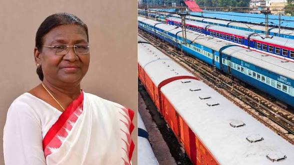 ରାଷ୍ଟ୍ରପତି ଦ୍ରୌପଦୀ ମୁର୍ମୁଙ୍କ ପାଇଁ ସ୍ବତନ୍ତ୍ର ସାଲୁନ୍ ଟ୍ରେନ